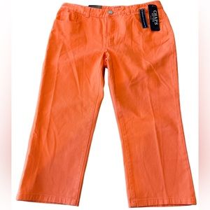 Chaps Womens Cropped Pant, NWT, Size-12, Chaps Pants, Womens Capri Pants
